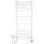 Radiador toallero de baño con termostato AVANGARD 227W 120x48cm blanco izquierdo
