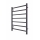 Radiador toallero de baño INOX TOKIO 161W/230V 77x53 cm acero inoxidable/antracita