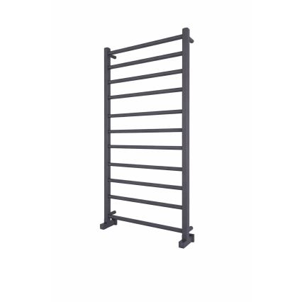 Radiador toallero de baño INOX TOKIO 233W/230V 117x53 cm acero inoxidable/antracita