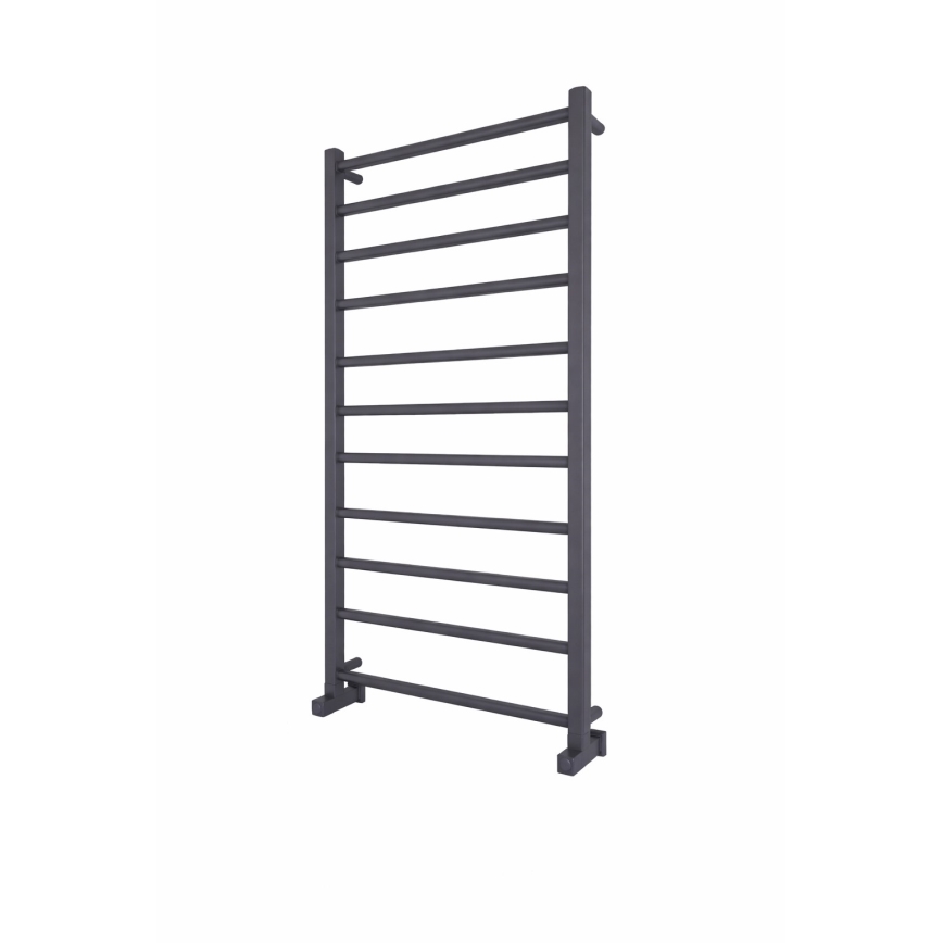 Radiador toallero de baño INOX TOKIO 233W/230V 117x53 cm acero inoxidable/antracita