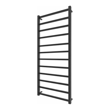 Radiador toallero de baño INOX TOKIO 233W/230V 117x53 cm acero inoxidable/negro