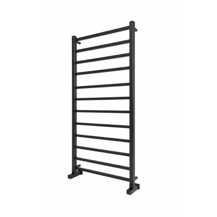 Radiador toallero de baño INOX TOKIO 233W/230V 117x53 cm acero inoxidable/negro