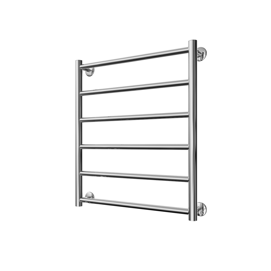 Radiador toallero de escalera para baño INOX FLAT 122W/230V 57x43 cm acero inoxidable/cromo brillante