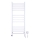 Radiador toallero para baño con termostato AVANGARD 227W 120x48cm blanco, conexión derecha