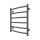 Radiador toallero para baño INOX CLASSIC 120W/230V 57x43 cm acero inoxidable/antracita