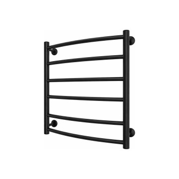 Radiador toallero para baño INOX CLASSIC 122W/230V 57x53 cm acero inoxidable/negro