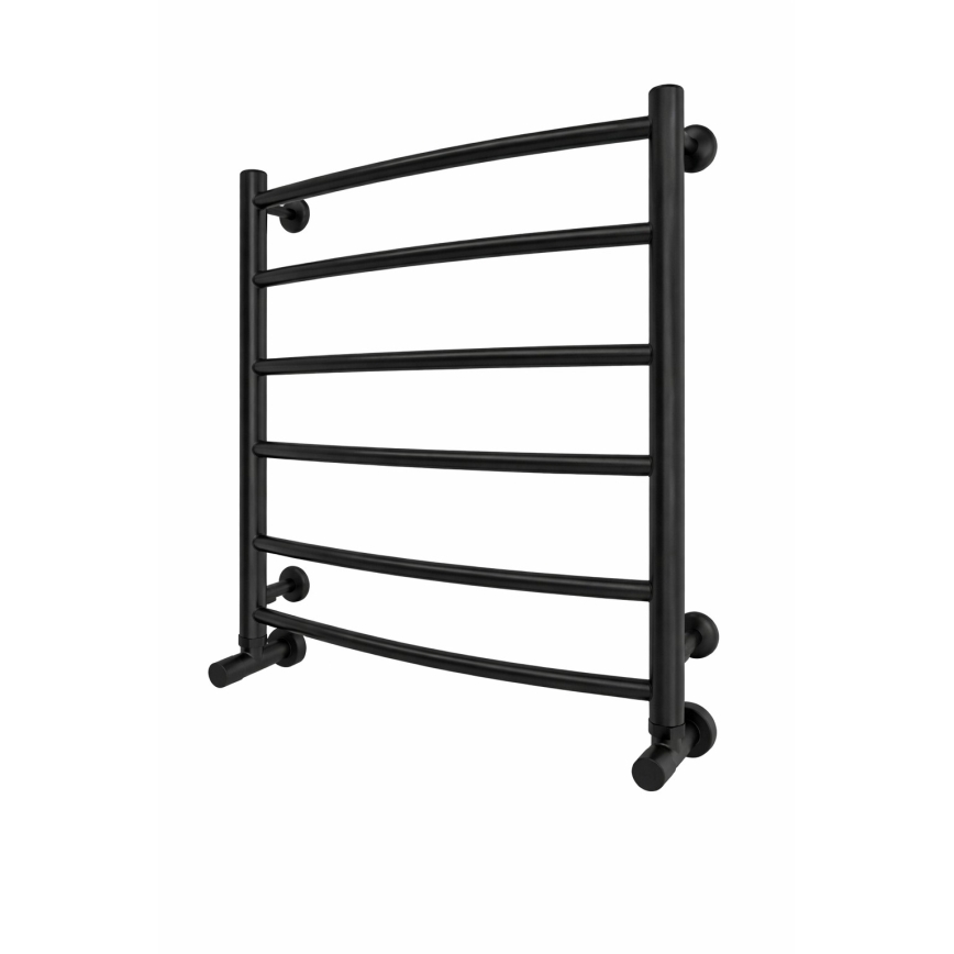 Radiador toallero para baño INOX CLASSIC 122W/230V 57x53 cm acero inoxidable/negro