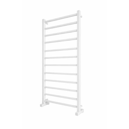 Radiador toallero para baño INOX TOKIO 233W/230V 117x53 cm acero inoxidable/blanco