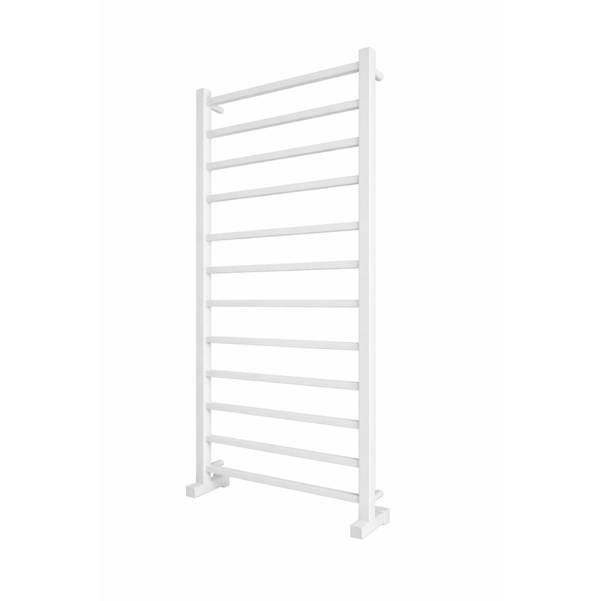 Radiador toallero para baño INOX TOKIO 233W/230V 117x53 cm acero inoxidable/blanco