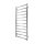 Radiador toallero para baño INOX TOKIO 233W/230V 117x53 cm, acero inoxidable/cromo pulido