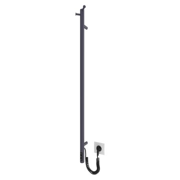 Radiador toallero RAY 25W/230V 110x30 cm IP44 acero inoxidable/ántracita