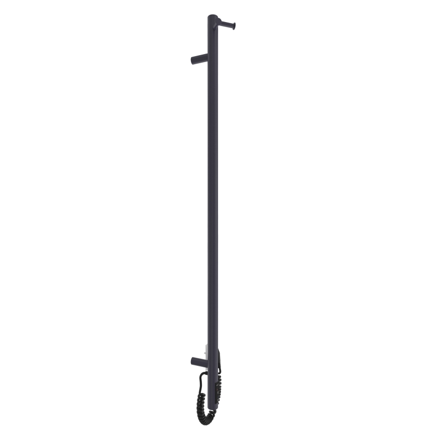 Radiador toallero RAY 25W/230V 110x30 cm IP44 acero inoxidable/ántracita