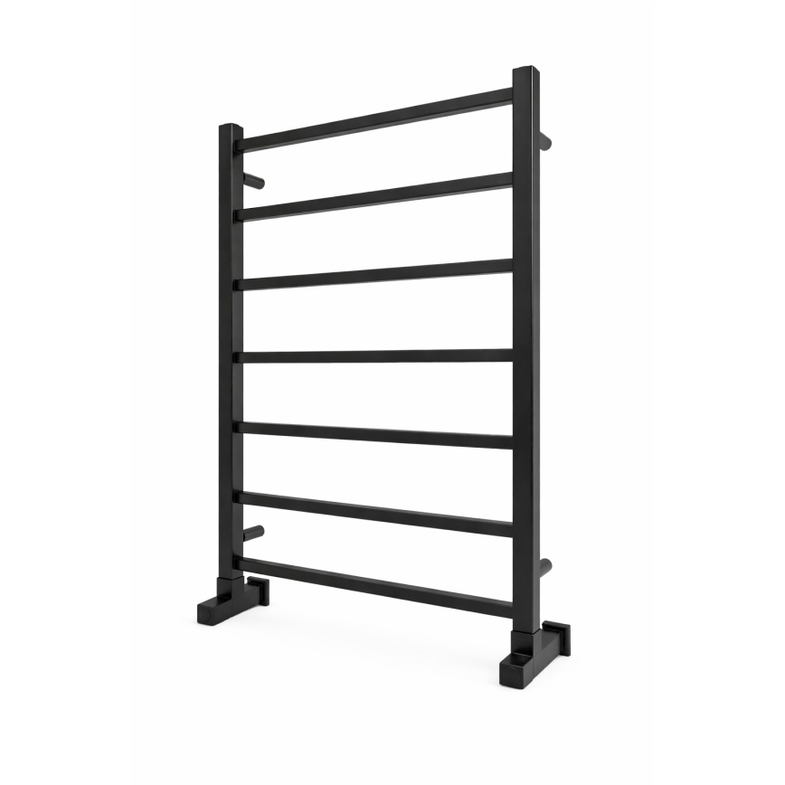 Radiador toallero tipo escalera para baño INOX TOKIO 161W/230V 77x53 cm acero inoxidable/negro