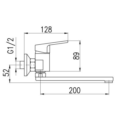 RAV Slezák CO101.5/23Z - Grifo de lavabo COLORADO cm oro brillante