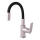 RAV Slezák CO119.0/15 - Grifo de fregadero con caño flexible COLORADO 25 cm negro/cromo brillante