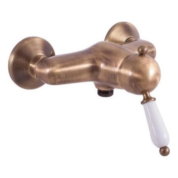RAV Slezák L581.5SM - Mezclador de ducha LABE RETRO 12,3 cm latón envejecido