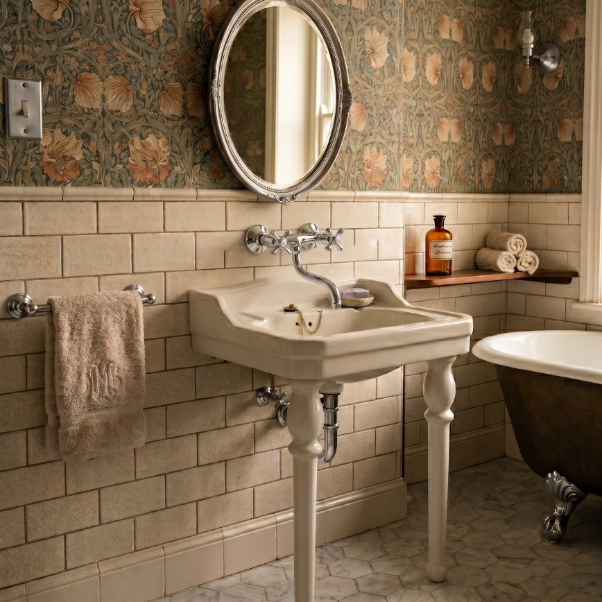 RAV Slezák MK101.5/21 - Grifo para fregadero y lavabo MORAVA RETRO, acabado cromo brillante