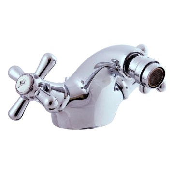 RAV Slezák MK145.0 - Monomando para bidé + desagüe MORAVA 6,5 cm cromo brillante