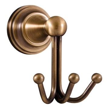 RAV Slezák MKA0105SM - Perchero de pared MORAVA RETRO latón envejecido