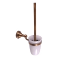 RAV Slezák MKA0500SM - Cepillo para inodoro de pared MORAVA RETRO latón envejecido