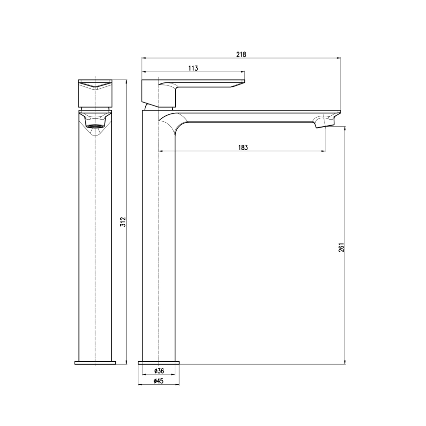 RAV Slezák NL130.0ZK - Grifo de lavabo NIL 31,2 cm, acabado oro cepillado