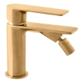 RAV Slezák NL144.0ZK - Grifo para bidé NIL 13,6 cm, acabado en oro cepillado