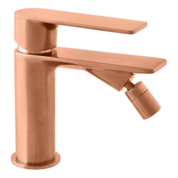 RAV Slezák NL144.0ZRK - Grifo de bidé NIL 13,6 cm, acabado cepillado en oro rosa