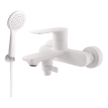RAV Slezák NL154.5/1BMAT - Conjunto para bañera con grifo NIL, blanco mate