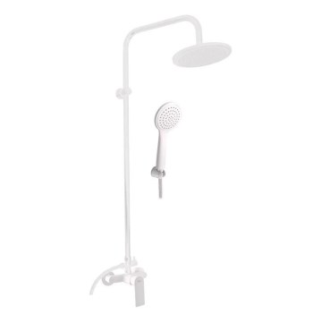 RAV Slezák NL182.5/7BMAT - Conjunto de ducha con grifo NIL, blanco mate