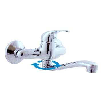 RAV Slezák SA001.5/26 - Grifo SAZAVA para fregadero/lavabo, cromo brillante