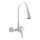 RAV Slezák SA002.5/13CB - Grifo de fregadero SAZAVA 32,3 cm blanco/cromo brillante