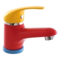 RAV Slezák SAJ091.0 - Grifo de lavabo JUNIOR 11,5 cm rojo/amarillo