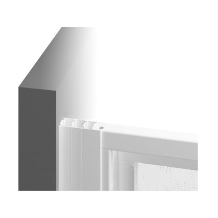 Ravak 00VG01R211 - Puertas de ducha de tres paneles SUPERNOVA 120x198 cm blancas
