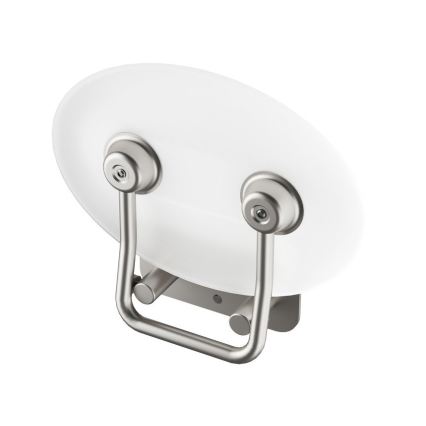 Ravak B8F0000048 - Asiento abatible para ducha OVO en acero inoxidable