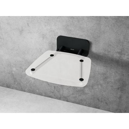 Ravak B8F0000060 - Asiento de ducha abatible OVO negro