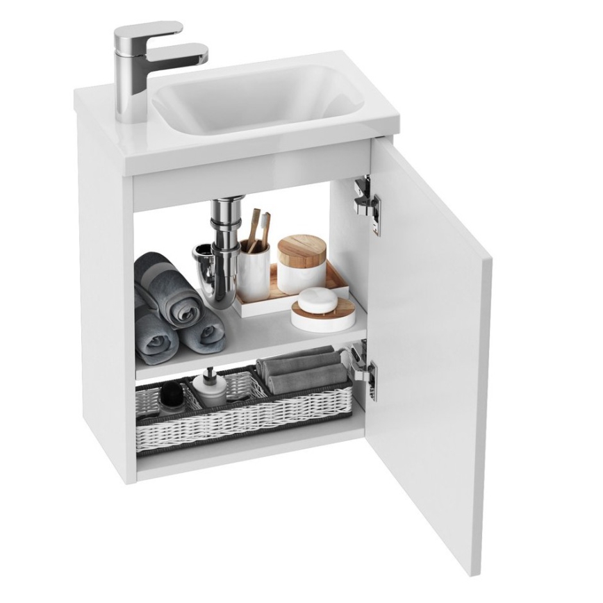 Ravak X000000538 - Mueble bajo lavabo CHROME 40x50 cm blanco