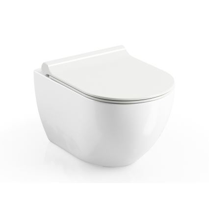 Ravak X01550 - Asiento de inodoro SoftClose UNI blanco