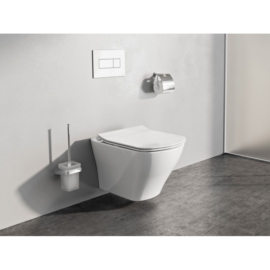 Ravak X01671 - Inodoro suspendido Rimless CLASSIC cerámica/blanco