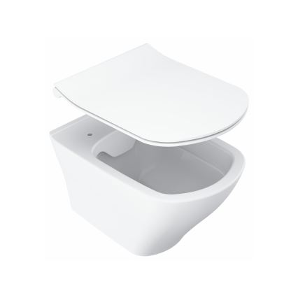 Ravak X01671 - Inodoro suspendido Rimless CLASSIC cerámica/blanco