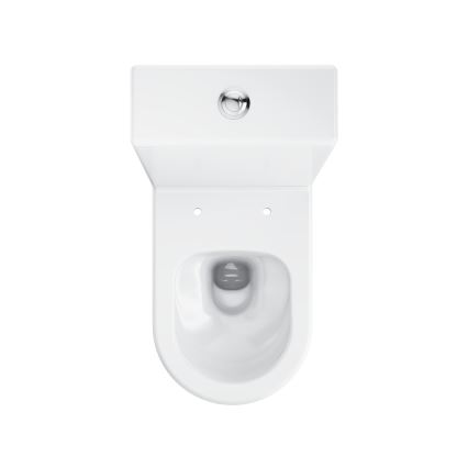 Ravak X01872 - Inodoro compacto sin brida con asiento SoftClose ELEGANT, cerámica/blanco