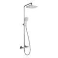 Ravak X070099 - Conjunto de ducha con mezclador termostático TERMO, cromo brillante