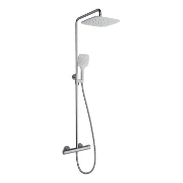 Ravak X070099 - Conjunto de ducha con mezclador termostático TERMO, cromo brillante