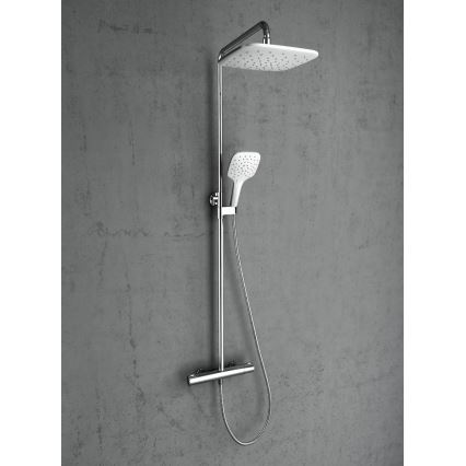 Ravak X070099 - Conjunto de ducha con mezclador termostático TERMO, cromo brillante