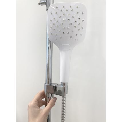 Ravak X070099 - Conjunto de ducha con mezclador termostático TERMO, cromo brillante