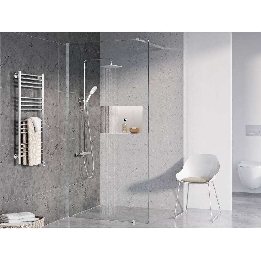 Ravak X070099 - Conjunto de ducha con mezclador termostático TERMO, cromo brillante