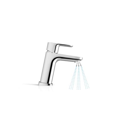 Ravak X070127 - Grifo de lavabo FREE 14,5 cm, cromo brillante