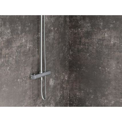 Ravak X070141 - Juego de ducha con mezclador termostático FREE, cromo brillante