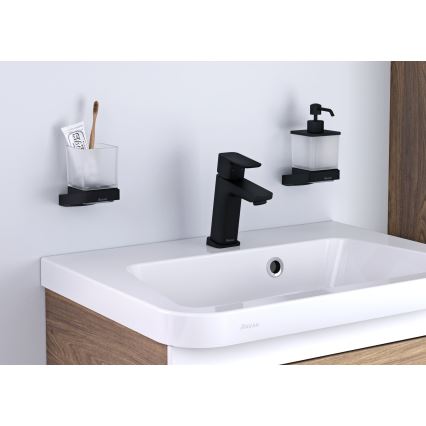 Ravak X070150 - Grifo de lavabo FREE 17,2 cm negro