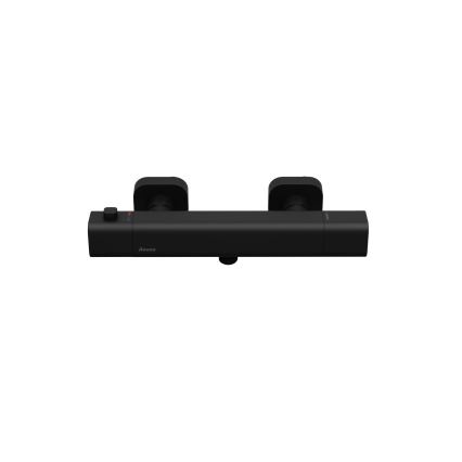 Ravak X070154 - Grifo termostático para ducha FREE, negro