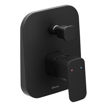 Ravak X070156 - Mezclador de ducha empotrado FREE, negro